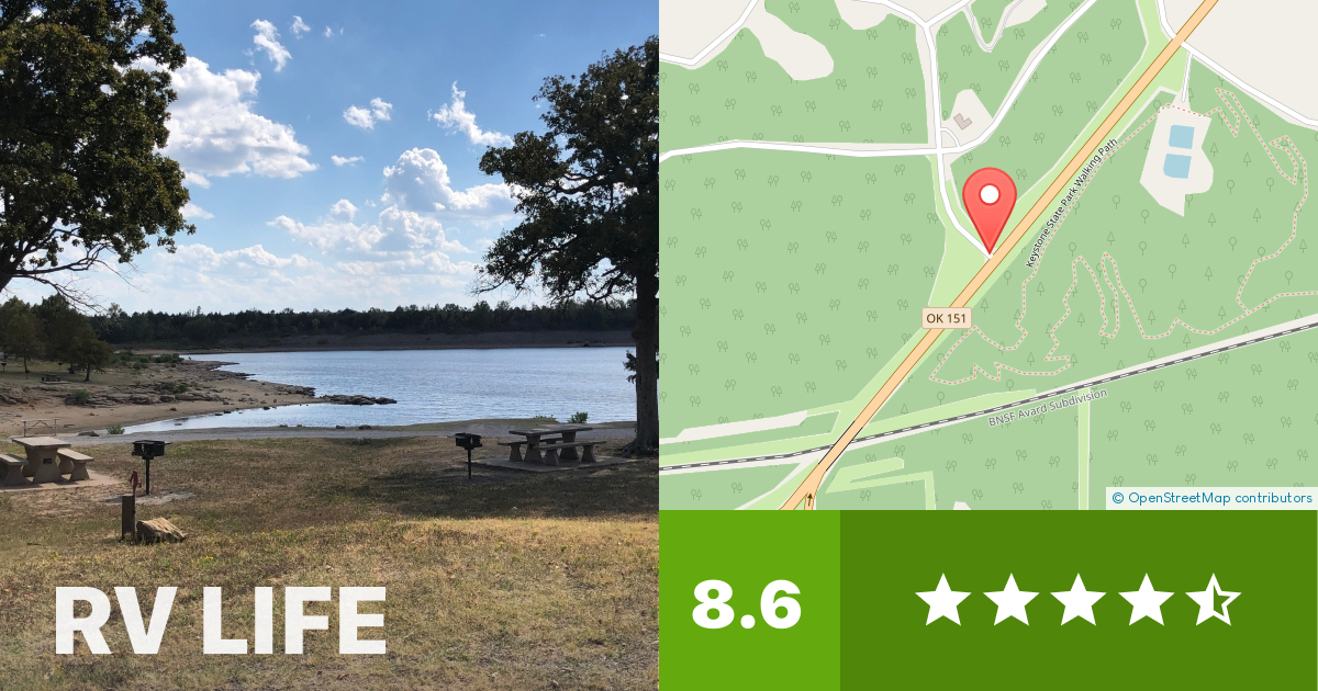 Keystone Lake State Park Sand Springs, Oklahoma RV LIFE Campground
