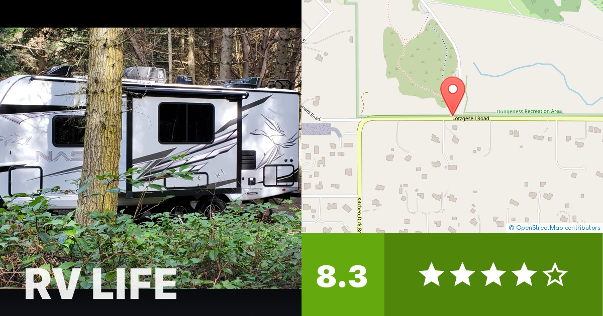 Dungeness Recreation Area Campground Sequim, Washington RV LIFE