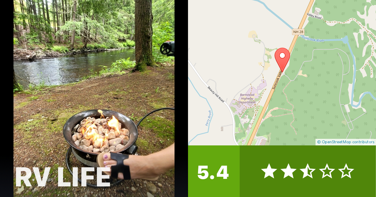 Sun River Campground Center Barnstead, New Hampshire RV LIFE