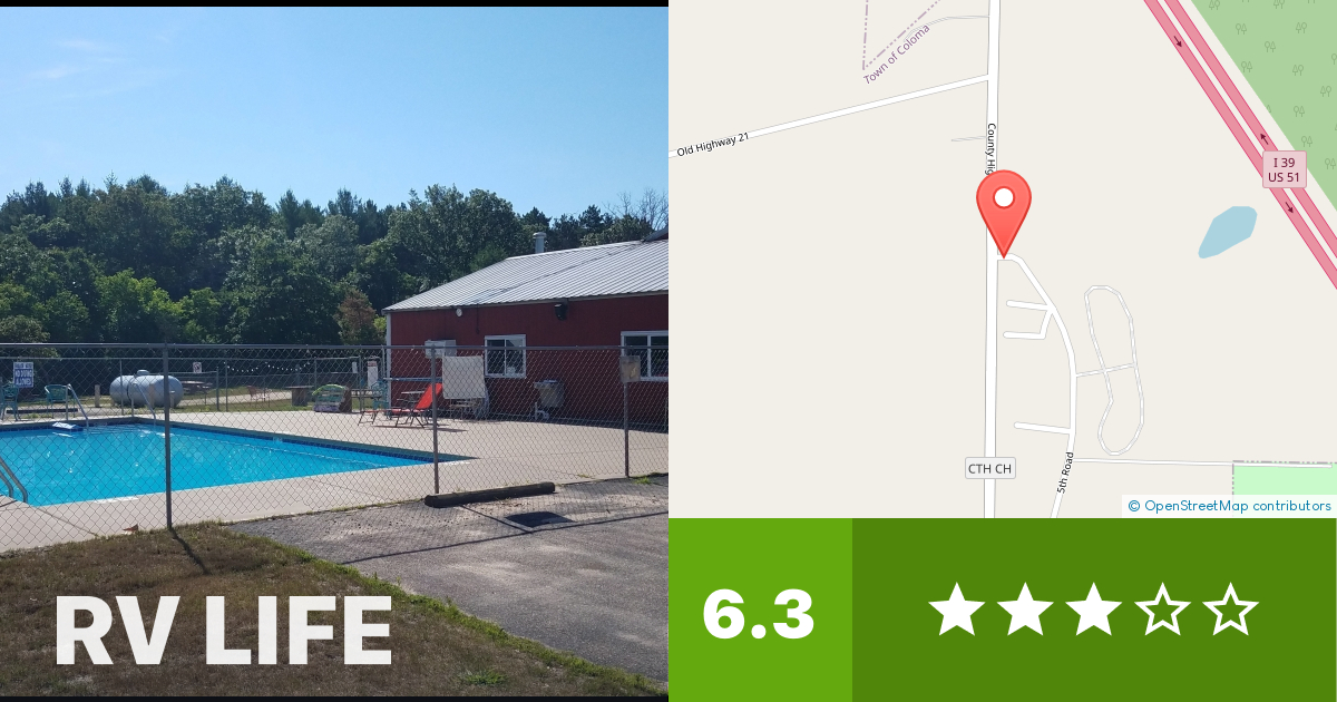 Coloma Camperland Campground Coloma, Wisconsin RV LIFE Campground