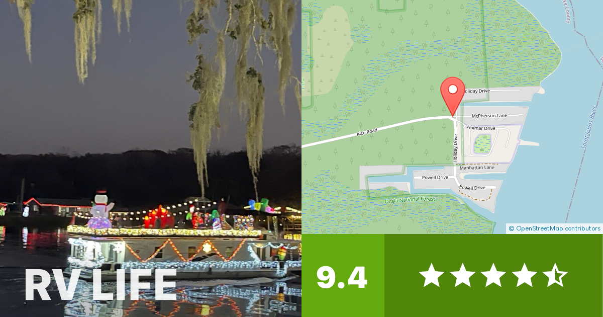 Astor Landing Campground & Marina Astor, Florida RV LIFE Campground