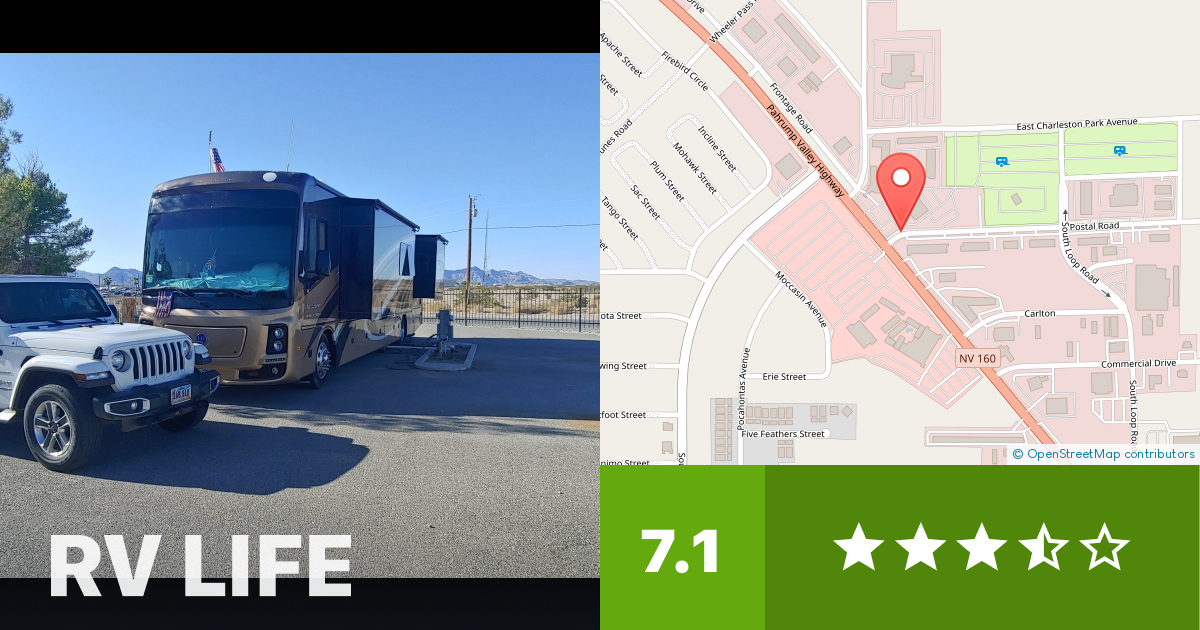 Pahrump Station RV Park Pahrump, Nevada RV LIFE Campground Reviews
