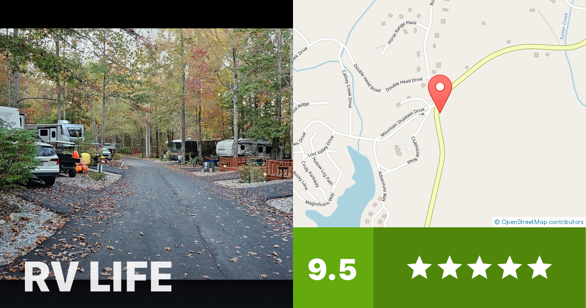 Horseshoe Trails Camping at Mountain Lakes Resort Cleveland,