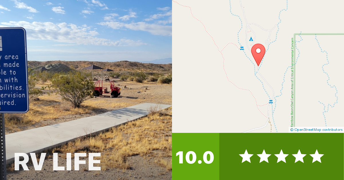 Owl Canyon Campground Barstow, California RV LIFE Campground Reviews