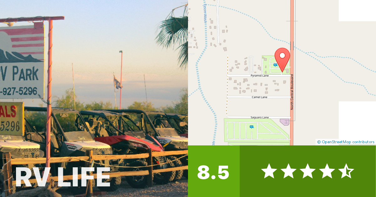 Split Rail RV Park Quartzsite, Arizona RV LIFE Campground Reviews
