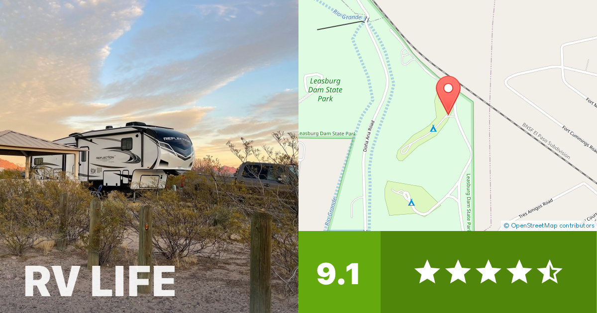 Leasburg Dam State Park Radium Springs, New Mexico RV LIFE