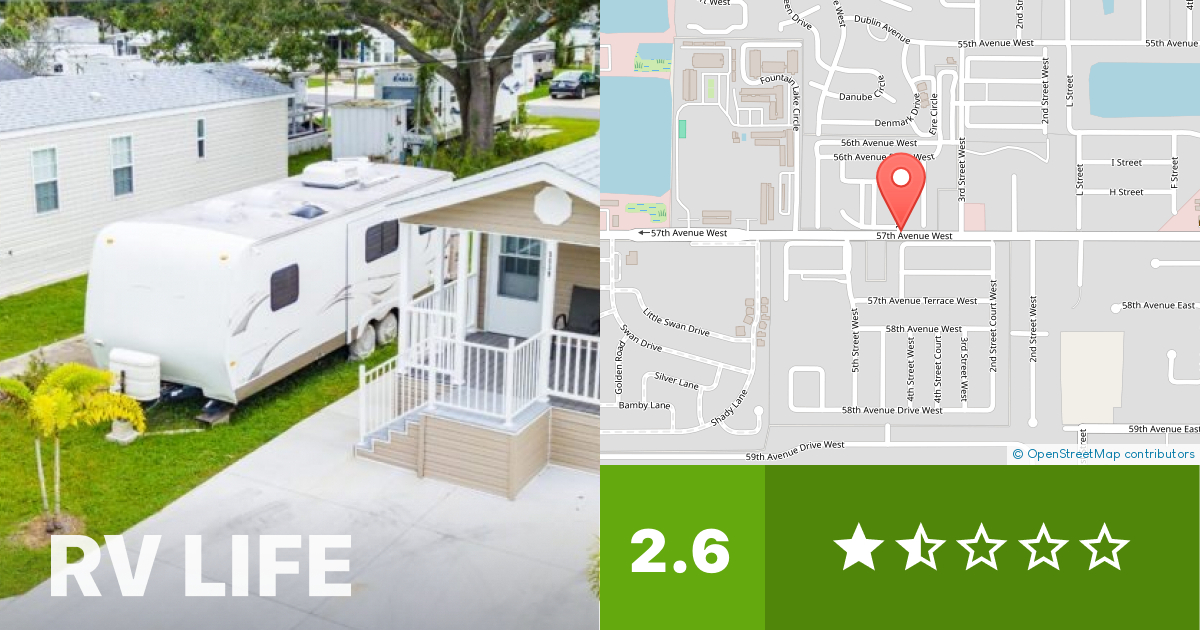 Arbor Terrace Bradenton, Florida RV LIFE Campground Reviews