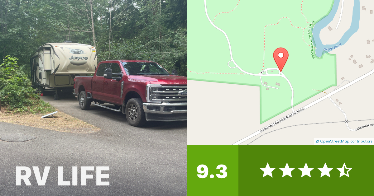 KanaskatPalmer State Park Ravensdale, Washington RV LIFE