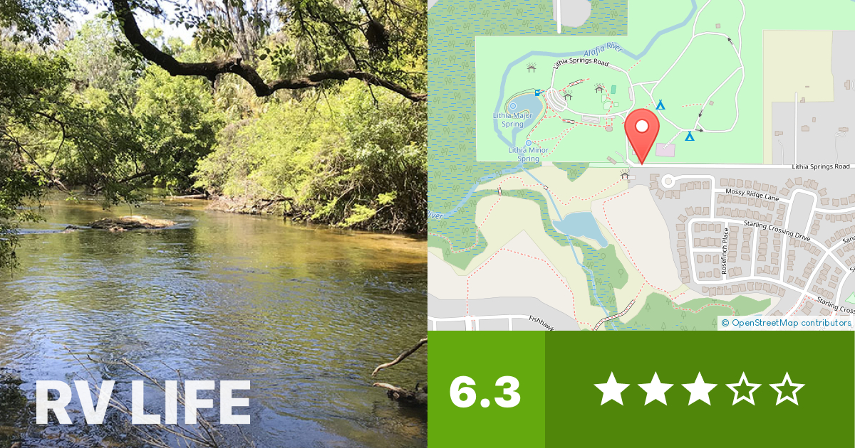 Lithia Springs Park Lithia, Florida RV LIFE Campground Reviews