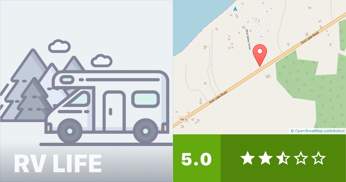 Blue Water Beach Campground Westfield, New York RV LIFE Campground