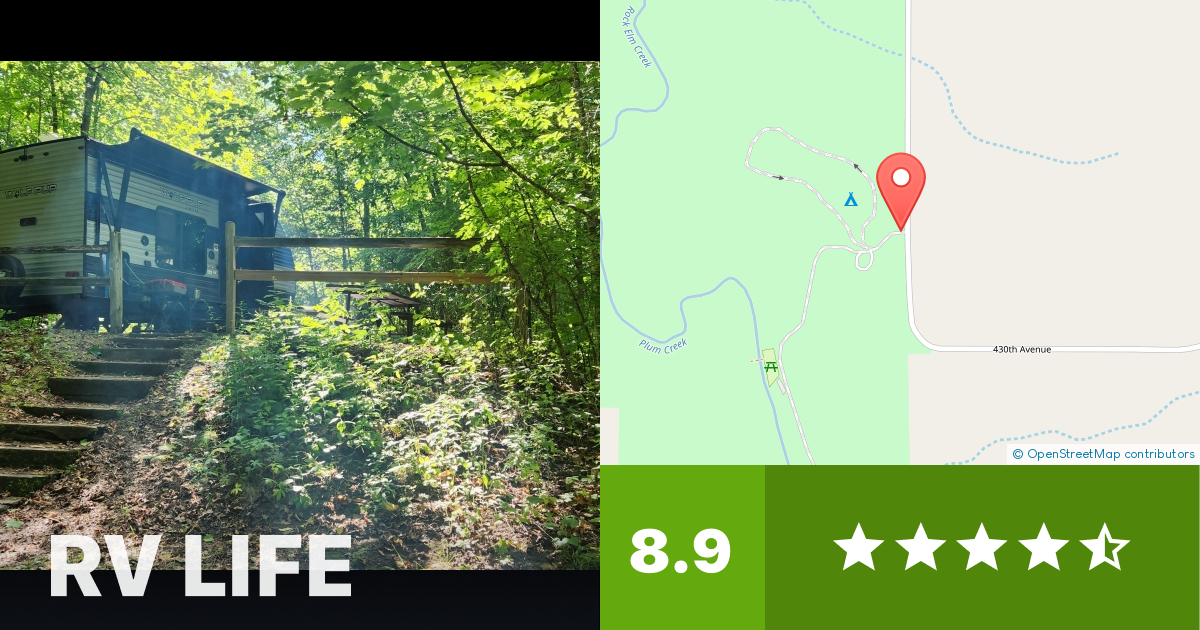 Nugget Lake County Park Campground Plum City, Wisconsin RV LIFE