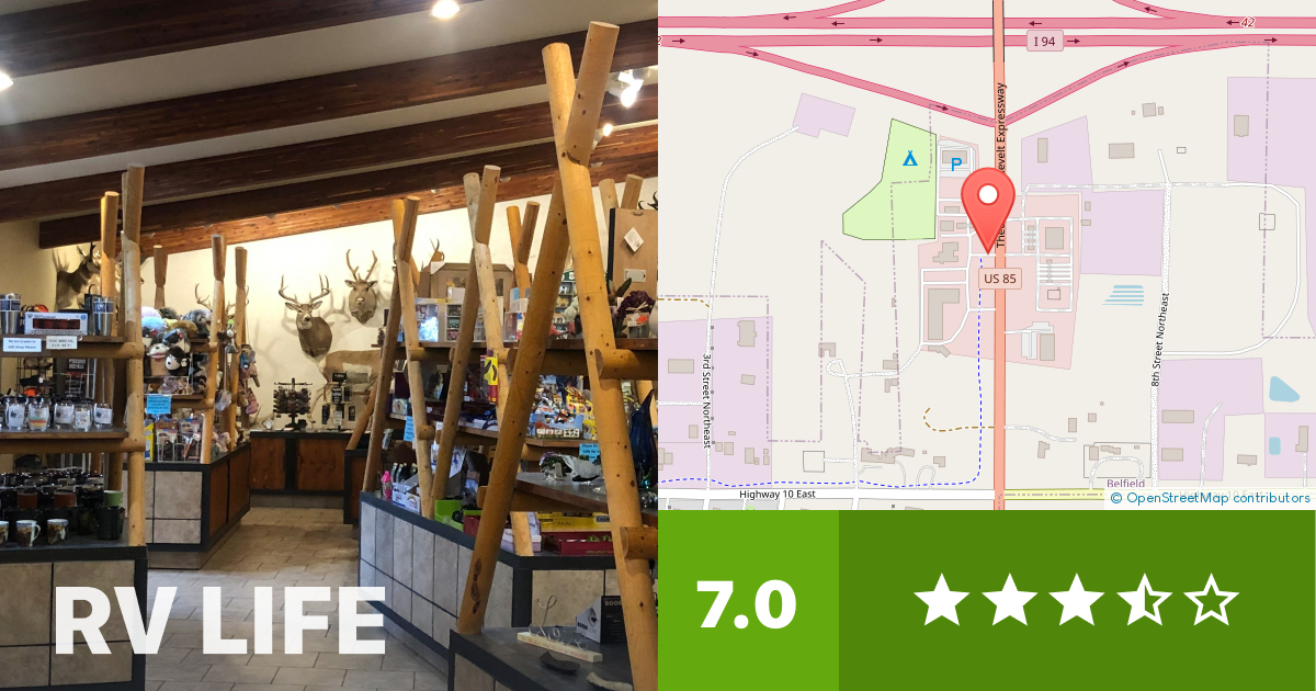 Trappers Kettle Campground Belfield, North Dakota RV LIFE