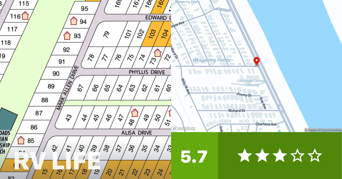 Whispering Palms RV Resort Sebastian, Florida RV LIFE Campground