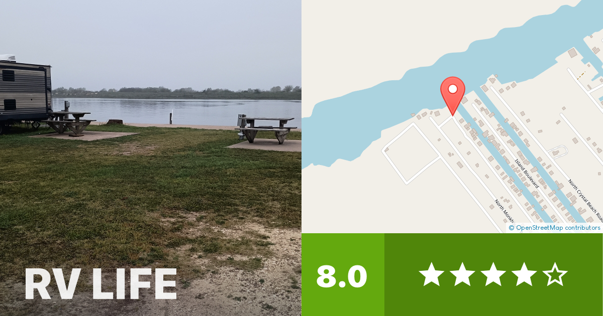 Crystal Canal RV Park Crystal Beach, Texas RV LIFE Campground Reviews