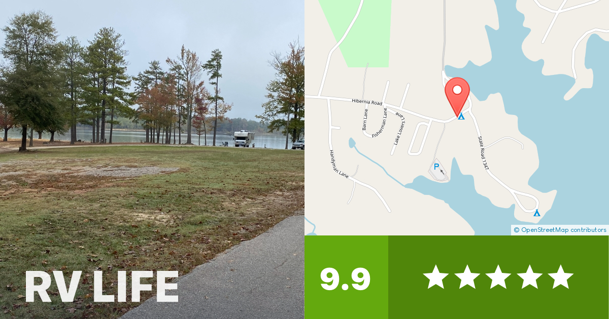 Kerr Lake SRA Hibernia Campground Henderson, North Carolina RV