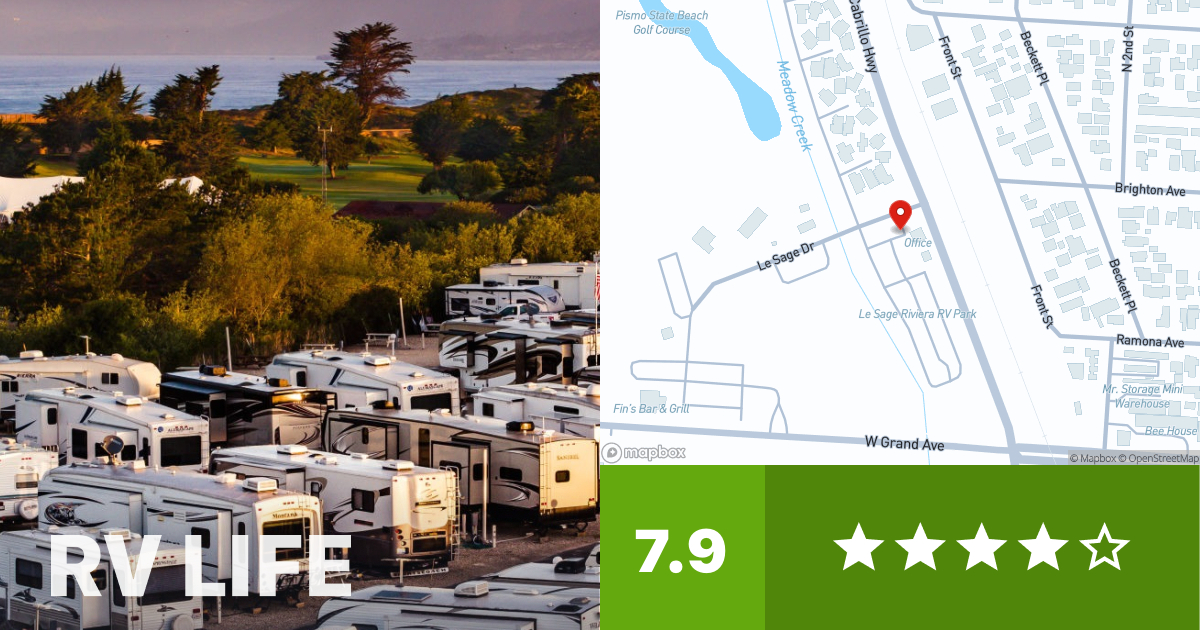 Le Sage Riviera RV Park Grover Beach, California RV LIFE Campground