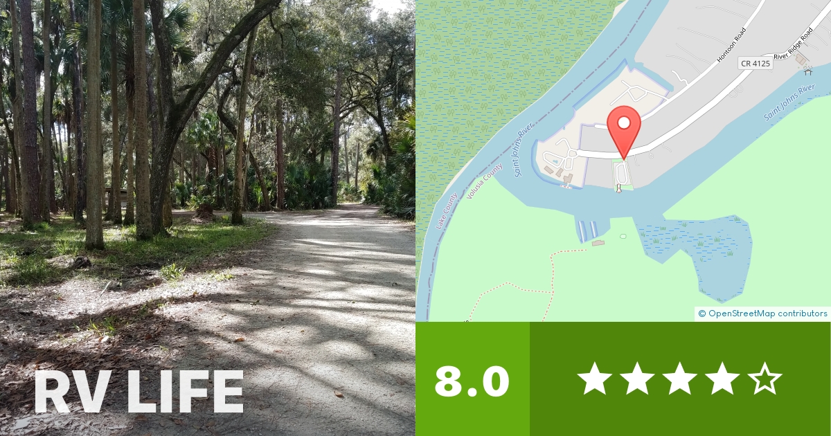 Hontoon Island State Park Deland, Florida RV LIFE Campground Reviews